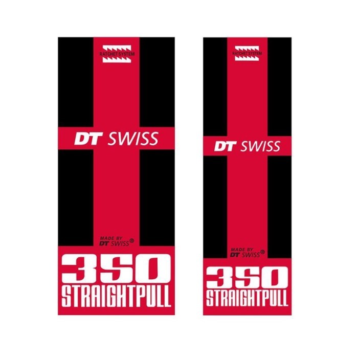 Pop DT swiss 350 Hub สติกเกอร์จักรยานจักรยานตกแต่งกันน้ําแผนที่ล้อชุด Hub สติกเกอร์คู่
