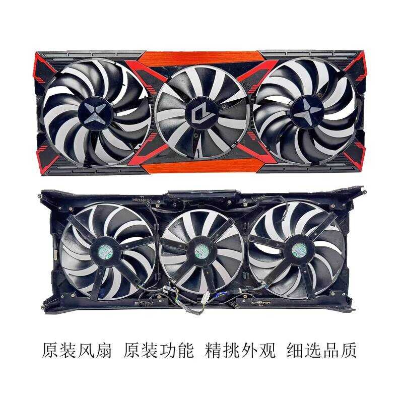Dylan Hengjin RX 5700XT 5700 X God of War Demon กราฟิกการ์ดพัดลมเงียบ