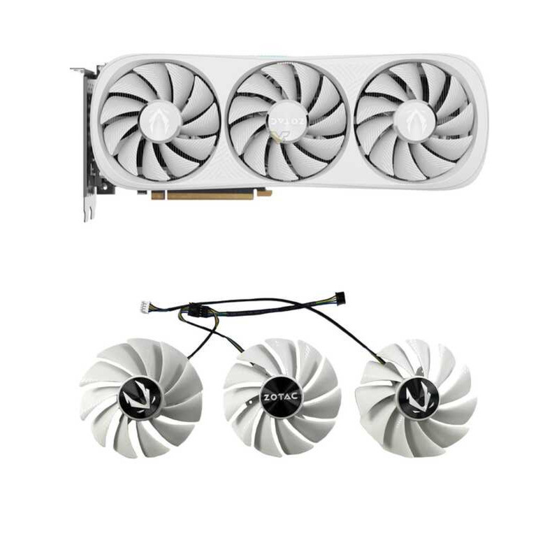 ZOTAC/KineRTX4070ti 4070tiS 4080 4080S TRINITY WHITEแป้งการ์ด