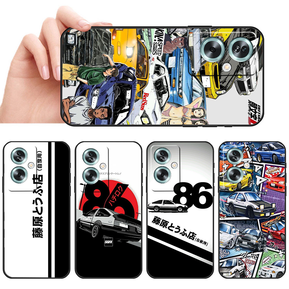 เคสโทรศัพท์สีดําแบบนุ่มสําหรับ OPPO A79 5G SX51 toyota ae86 ปลอกเคสโทรศัพท์มือถือป้องกันการตก