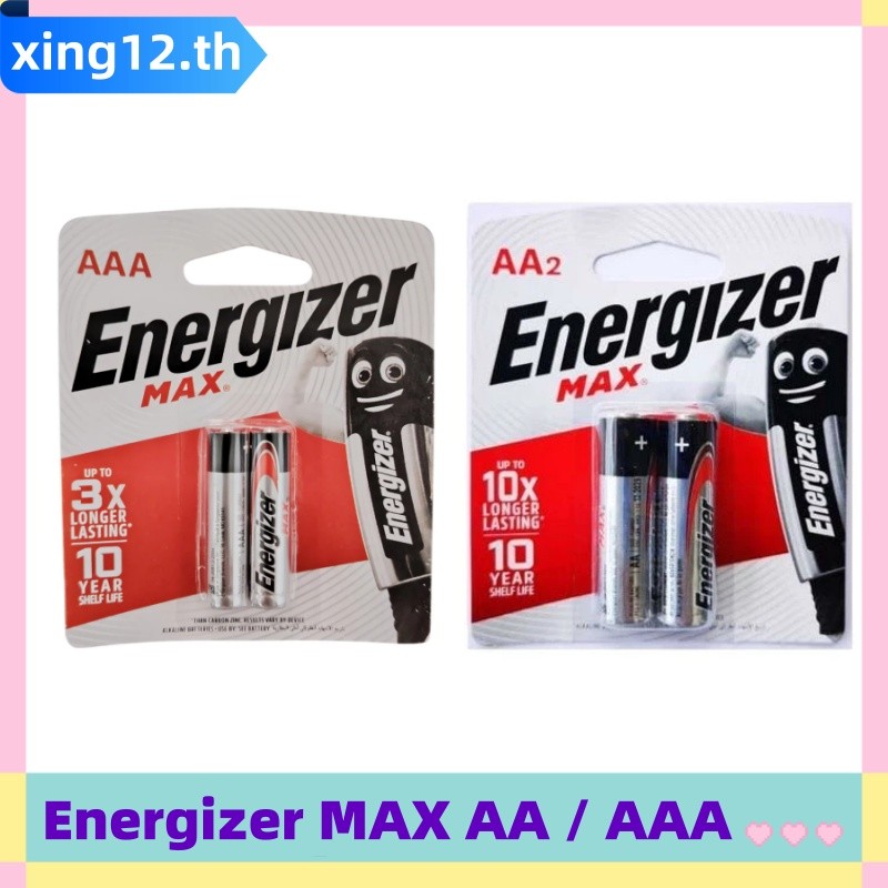 2 ชิ้น/แพ็คEnergizer Max ขนาด AAA /AA ถ่านอัลคาไลน์ Energizer AAA AA Battery