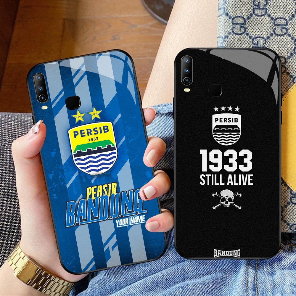 CK-3 AING PERSIB HD Glass Casing สําหรับ VIVO Y17 Y95 Y15 Y85 Y12 Y11 V9 Y89 Y91C Y93 X23 Y19 Y91