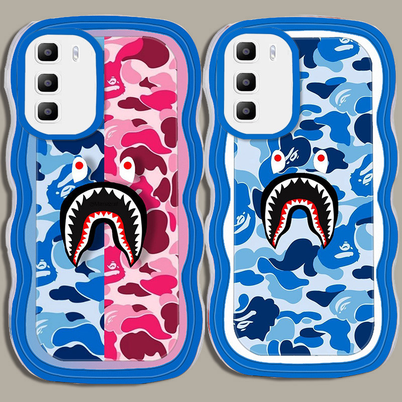 A-64 bape shark TPU Casing สําหรับ Infinix HOT 60 50i 50 60i Pro Plus เคสใส
