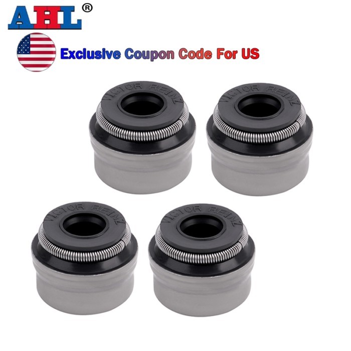 4pcs Motorcycle Valve Stem Sealing For 250 350 400 450 SXF 500 530 XCF XCFW XCW XCR-W XW-F SIX DAYS