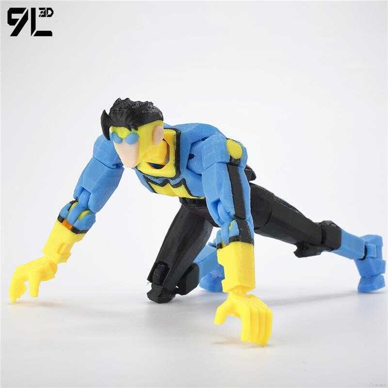 C 3D Printed Joint Articulable Figure Toy