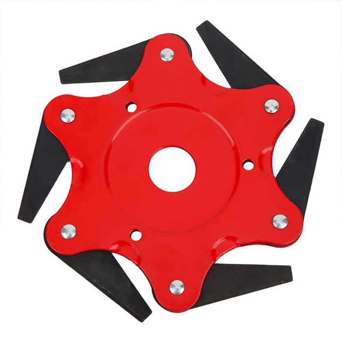 Trimmer Head Lawn Mower Head Accessories,6 Teeth Trimmer Head Garden Tool Brush Cutter Cutting Head