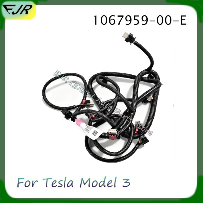 Suitable for Tesla accessory wiring harness Model 3 rear bumper radar bumper wiring harness 1067959