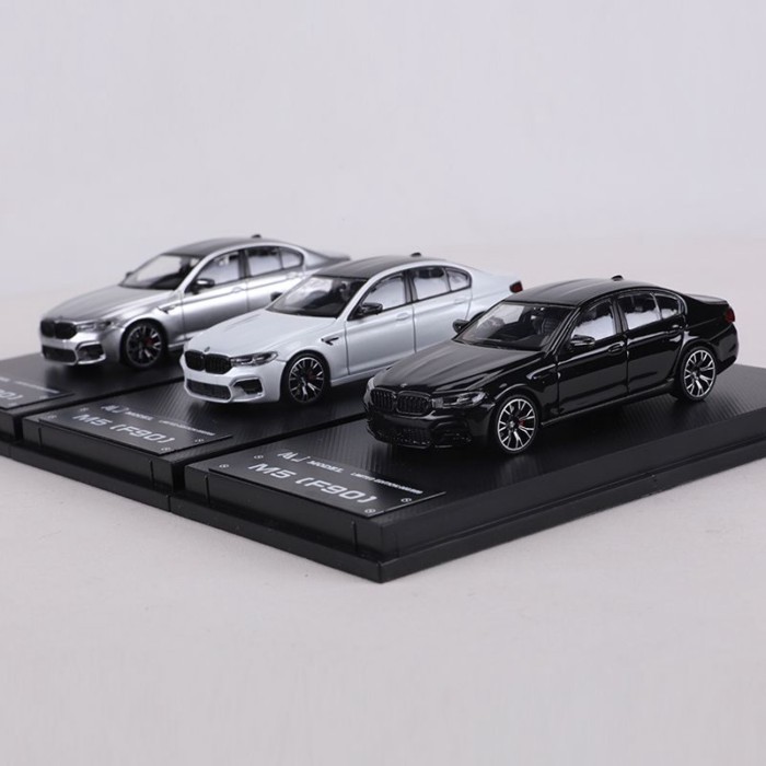 MJ MODEL 1: 64 BMW 5 Series BMW M5 F90 รถโลหะผสมจําลองรถรุ่น