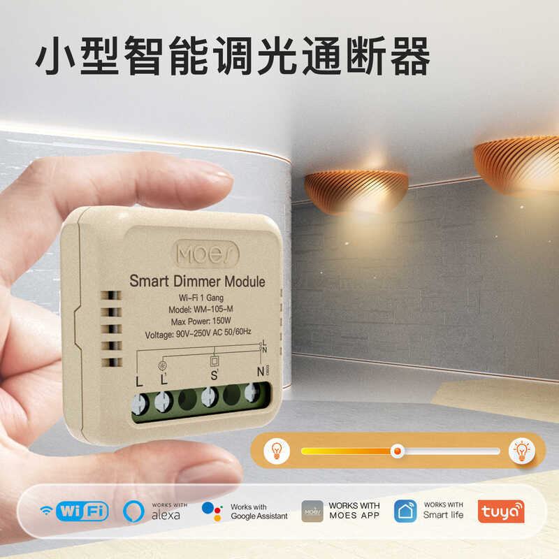 Graffiti Smart Home wifi Dimming Switch On-On app Voice Timing Dimming Switch Module