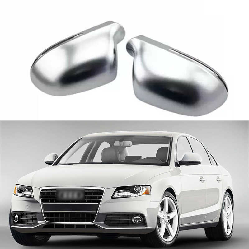 เหมาะสําหรับ 09-11 Audi A4 S4 B8 A6 C6 A3 Q3 A5 Tremella ฝาครอบกระจกถอยหลังกระจกมองหลัง