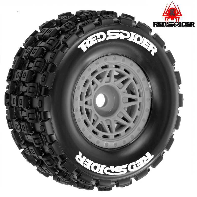 ยางรถบรรทุกขนาดเล็ก Rs Red Spider 1/16 Arrma Small Mojave Mjx14211 รุ่น Rs571@