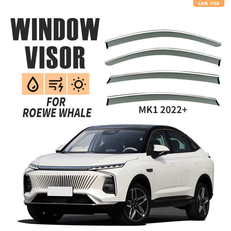 เหมาะสําหรับ Roewe Whale Window Rain Sun Visor Rain Eyebrow Roewe Whale Window visor