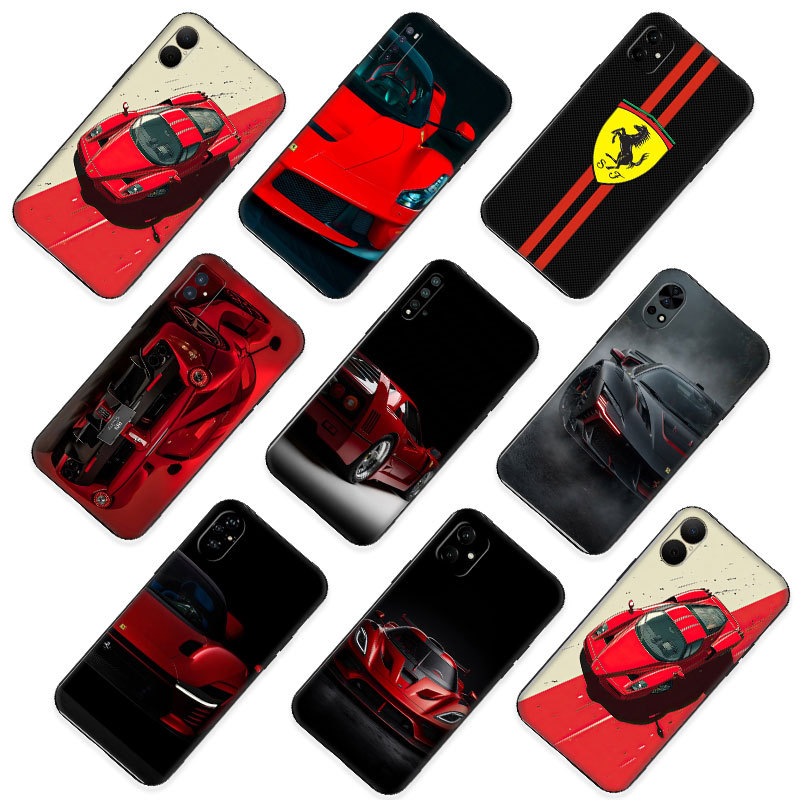 Ferrari 458 F1 แฟชั่นรถสปอร์ต ^RT-31 สําหรับ Huawei P10 Lite P20 Pro P30 Y5P Y6P Y7A Y8P ความเข้ากัน