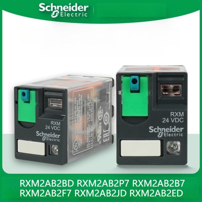 2PCS Schneider RXM2AB2BD RXM2AB2P7 RXM2AB2B7 RXM2AB2F7 RXM2AB2JD RXM2AB2ED Small Relay New Original