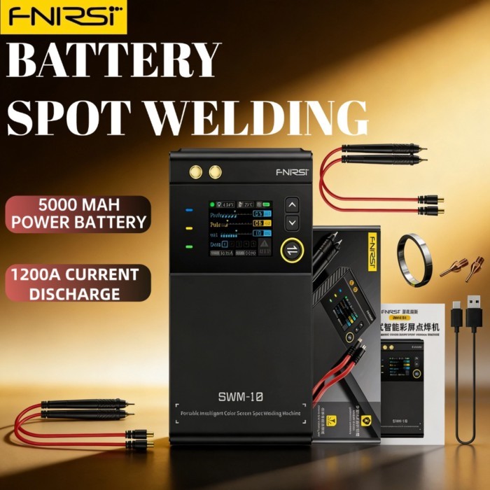 SWM-10 spot welder Battery Spot Welder TFT Screen Handheld DIY Welding Machine 5000mAh 18650 Batter
