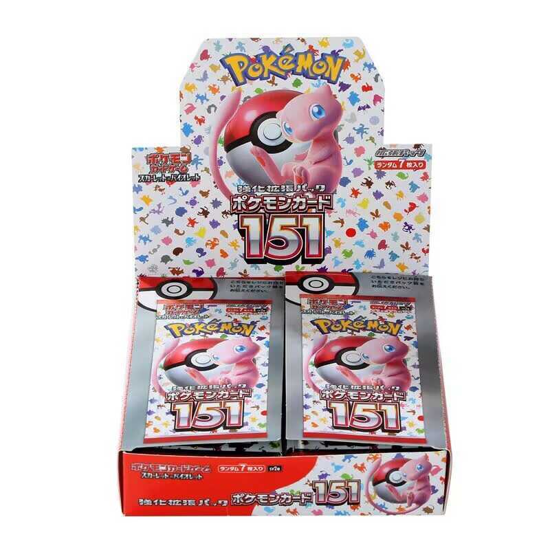 การ์ดโปเกมอนเวอร์ชั่นญี่ปุ่น 151PTCG การ์ดการ์ดเวอร์ชั่นญี่ปุ่น SV2a 151 Pikachu Gengar ต้นฉบับ