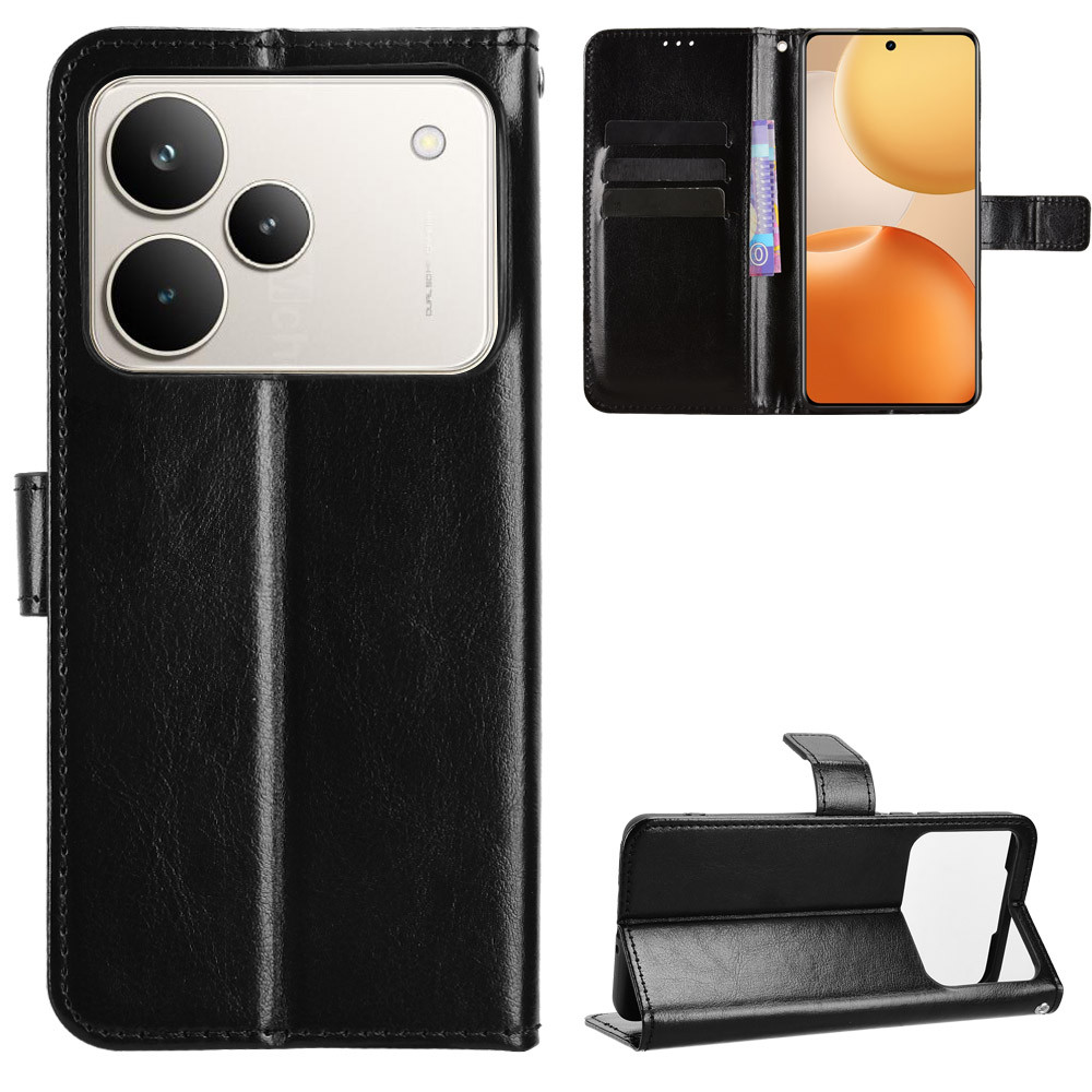 กระเป๋าสตางค์หนังสําหรับ OPPO Realme P1 P3 Ultra P4 Pro Lite Power P4X Flip Card Slot เคสโทรศัพท์ฝาค