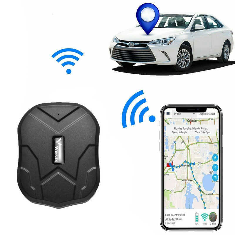 TK905 ไม่มีการติดตั้ง 50mAh แบตเตอรี่ Strong Magnetic GPS Locator การติดตามหัวรถจักรสแตนด์บายยาว