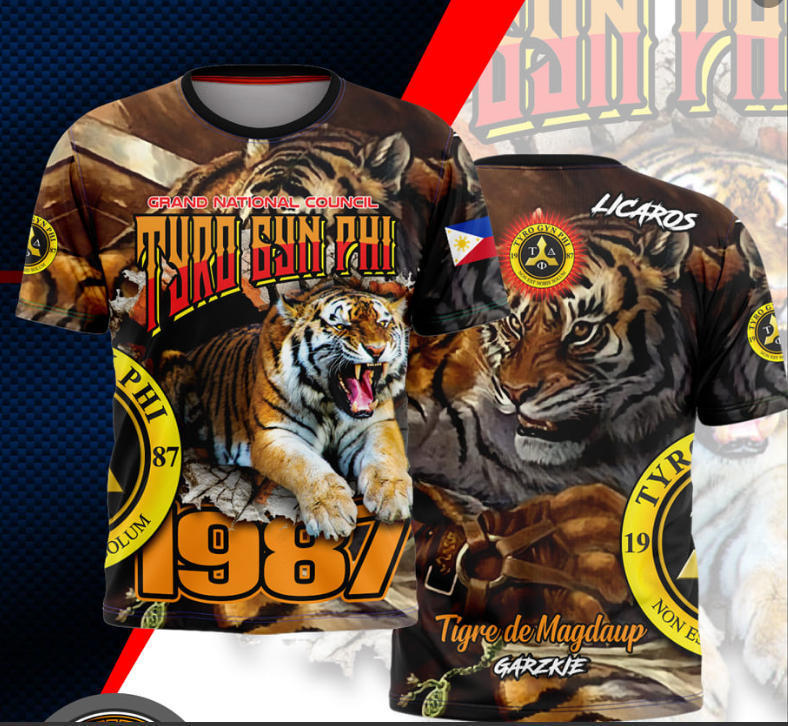 310b6 Fully sublimated 3D พิมพ์ TSHIRT tyro gyn phi grand national 1987 ฟรีโลโก้ชื่อที่กําหนดเอง s S