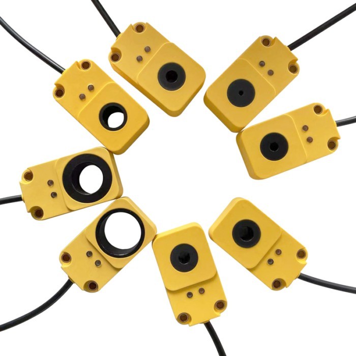 2Pcs NPN NO Ring Proximity Sensor Spring Steel Ball Screw Mount for Metal Detect 3/6/8/30mm