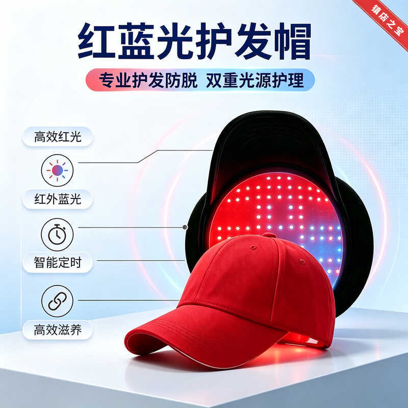 Multi-Mode Red Light Hair Growth Cap LLLT Low Energy ในครัวเรือน Soothing Scalp Instrument อินฟราเรด