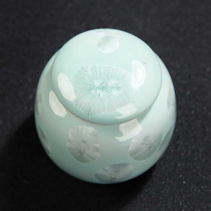 irtight Canister Chinese Style Colorful Matcha Caddy For Pasty Liquid Cosmetic Powder Fresh Storage