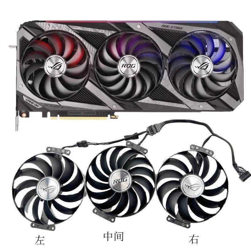 Asus ROG STRIX 3060Ti 3070 Raptor 3080 3090 6700xt 6800 พัดลมการ์ดกราฟิก