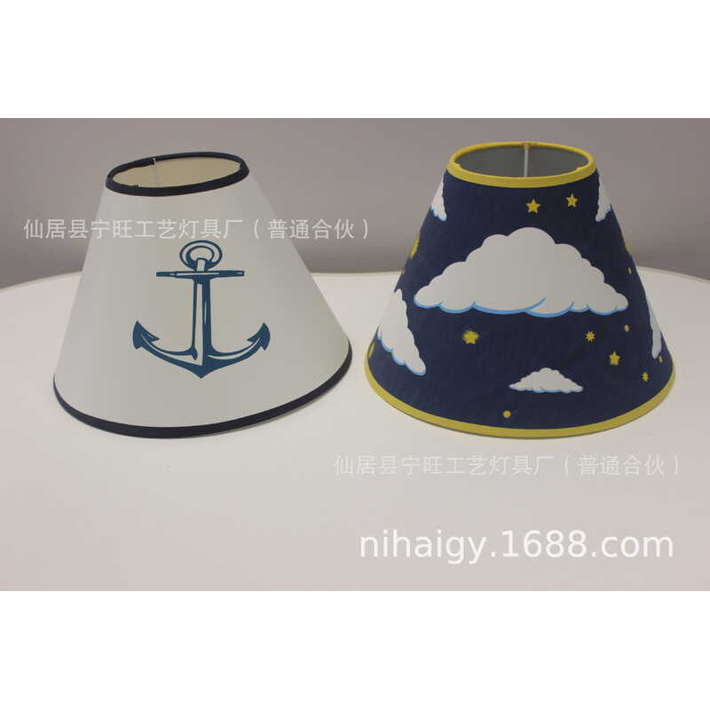 Ocean Series การพิมพ์โคมไฟโคมไฟผ้าโคมไฟ E27E14 โคมไฟ