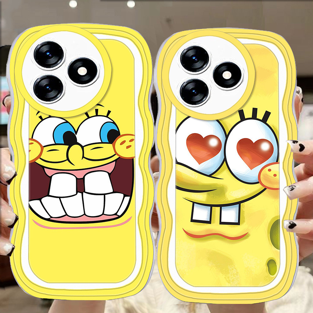A-100 Spongebob TPU Casing สําหรับ Tecno Pova 6 5 Neo 2 7 Pro 5G เคสใส