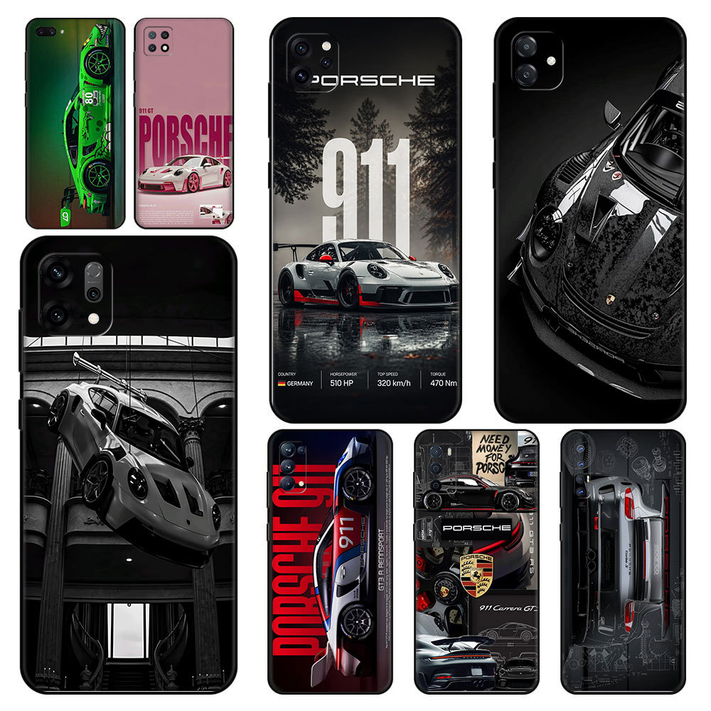 กีฬารถ Porsche 911 GT3 RS ^E7 สําหรับ OPPO R9 F1 Plus R9S Reno 2 5 2Z 2F 3 4 Pro 5F Lite 5K ความเข้า