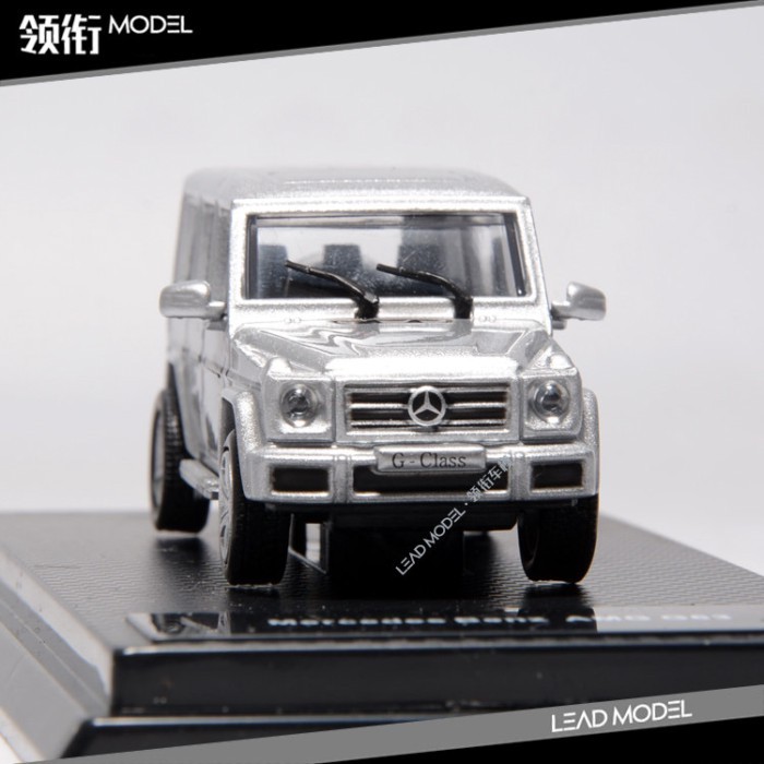 สต็อกพร้อม|โรงงานเดิม 1/64 G63 Big G 4X4 G-Class รถสีเงิน