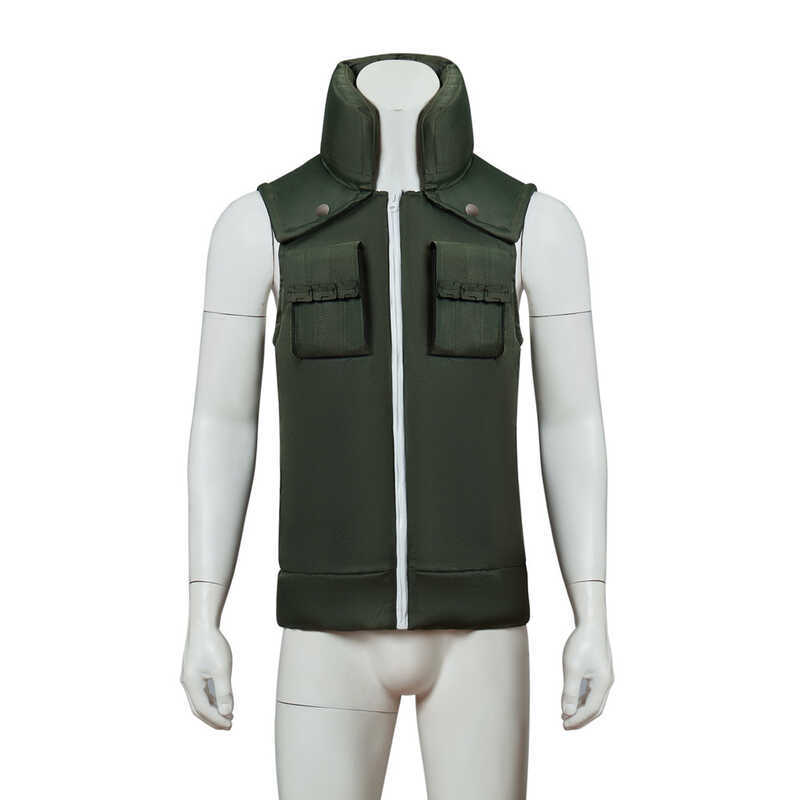 Kakashi Vest Kakashi Quilted Vest Kakashi cos ผมตรง