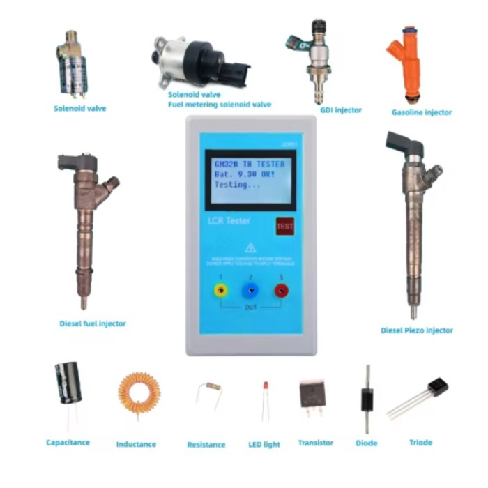 LCR01 TL-200 ESR TR LCR Resistance Capacitance Inductance Tester CRIN Diesel Transistor Tester Comm
