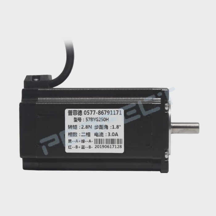 57HS22 Nema 23 Stepper Motor 2.3N Open Loop High-Speed Motor Length 82mm Diameter 8mm CNC Laser Gri