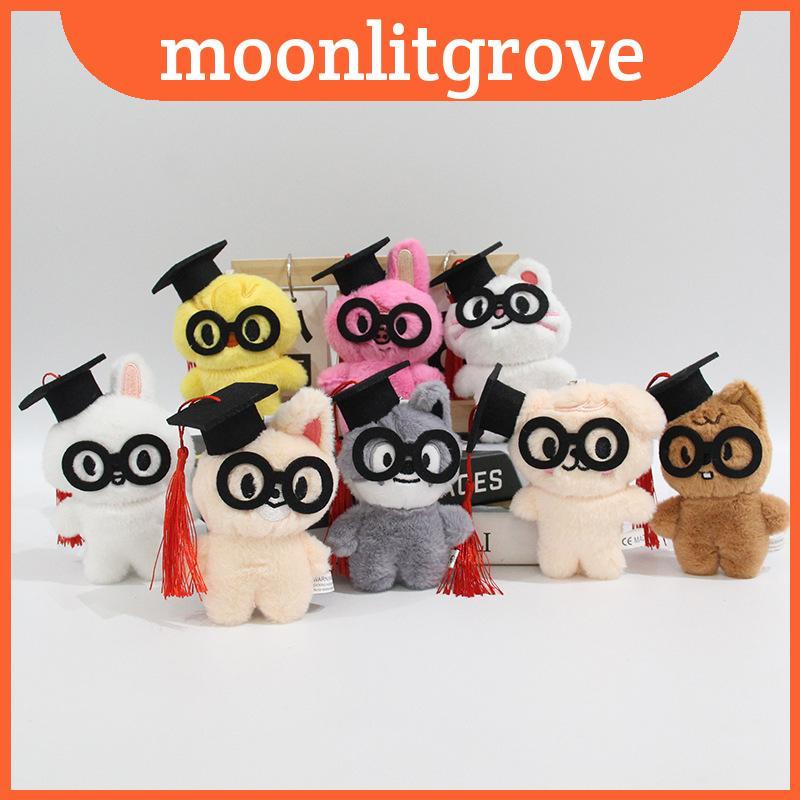 Animal Straykids Skzoo Plushie คลิปกุญแจพร้อมเส้นใยอ่อนเติมสําหรับของขวัญทุกวันและใช้