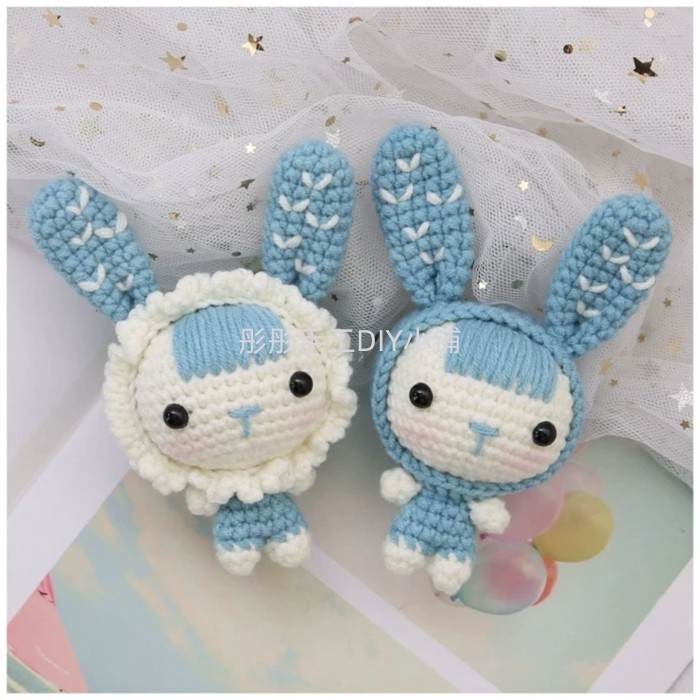 DIY ขนสัตว์โครเชต์จี้ขนาดเล็กวัสดุขนสัตว์แพคเกจ Handmade แฟนของขวัญถักโครเชต์ตุ๊กตา DIY หญิงตั้งครรภ