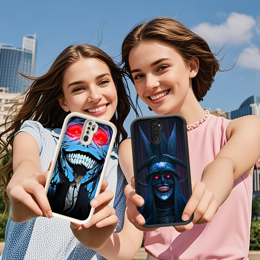 DE-28 S-Solo leveling Casing Handphone สําหรับ OPPO Reno F11 2Z A5 2F A9 F9 8T F19 2020 Pro 5G