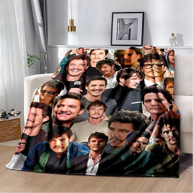 Jose Pedro Balmaceda Pascal 3D พิมพ์ผ้าห่มตุ๊กตานุ่ม,Flannel ผ้าห่มโยนผ้าห่มสําหรับห้องนั่งเล่นห้องน