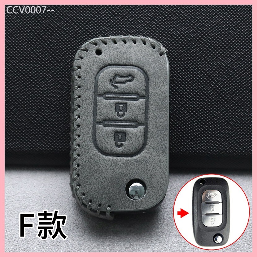 【2023-2025】 LADA Lada ฝาครอบกุญแจพิเศษการค้าต่างประเทศ Russian Renault Smart car กระเป๋าหนังดัดแปลง