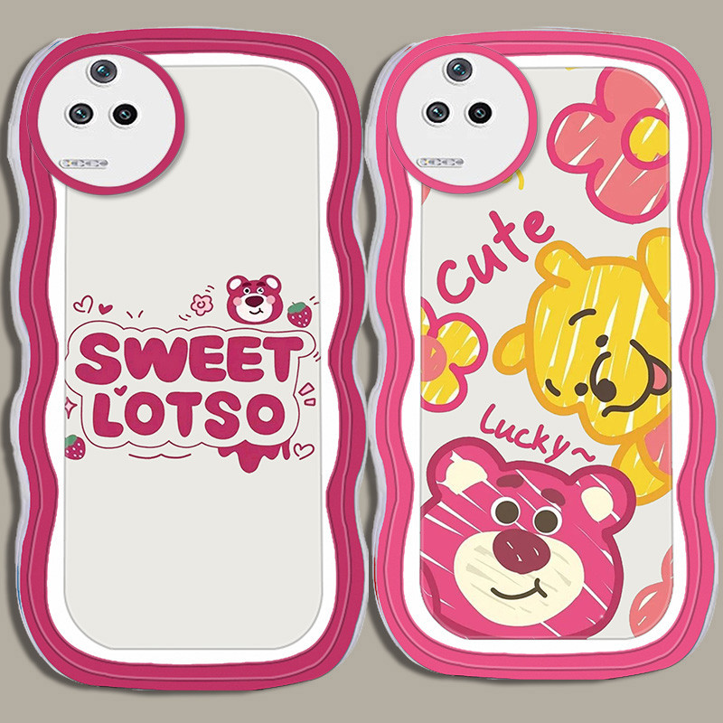 A-4 เคส TPU ล็อตโซ่หวานสําหรับ Xiaomi POCO F4 GT F6 F5 5G เคสใส