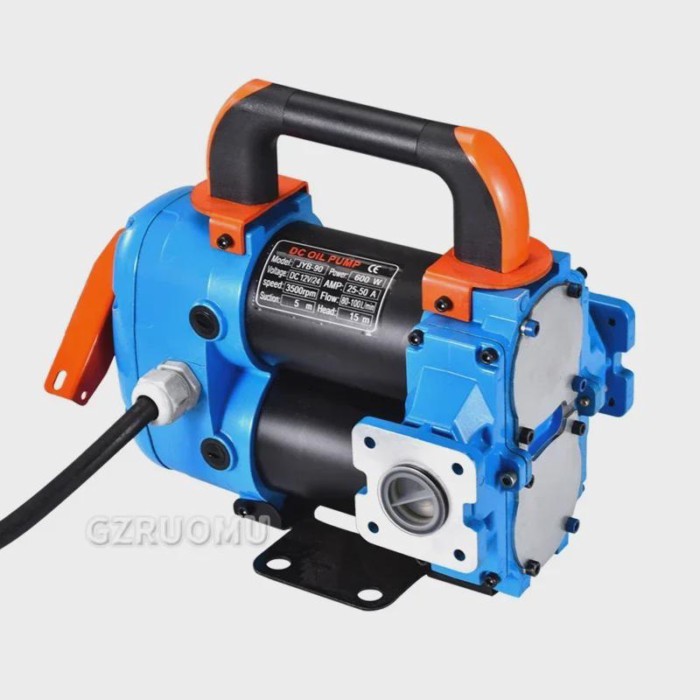 12V 24V Electric Scavenge Suction Transfer Change Pump Oil Transfer Pump 2L/min Motor Oil Diesel Ex