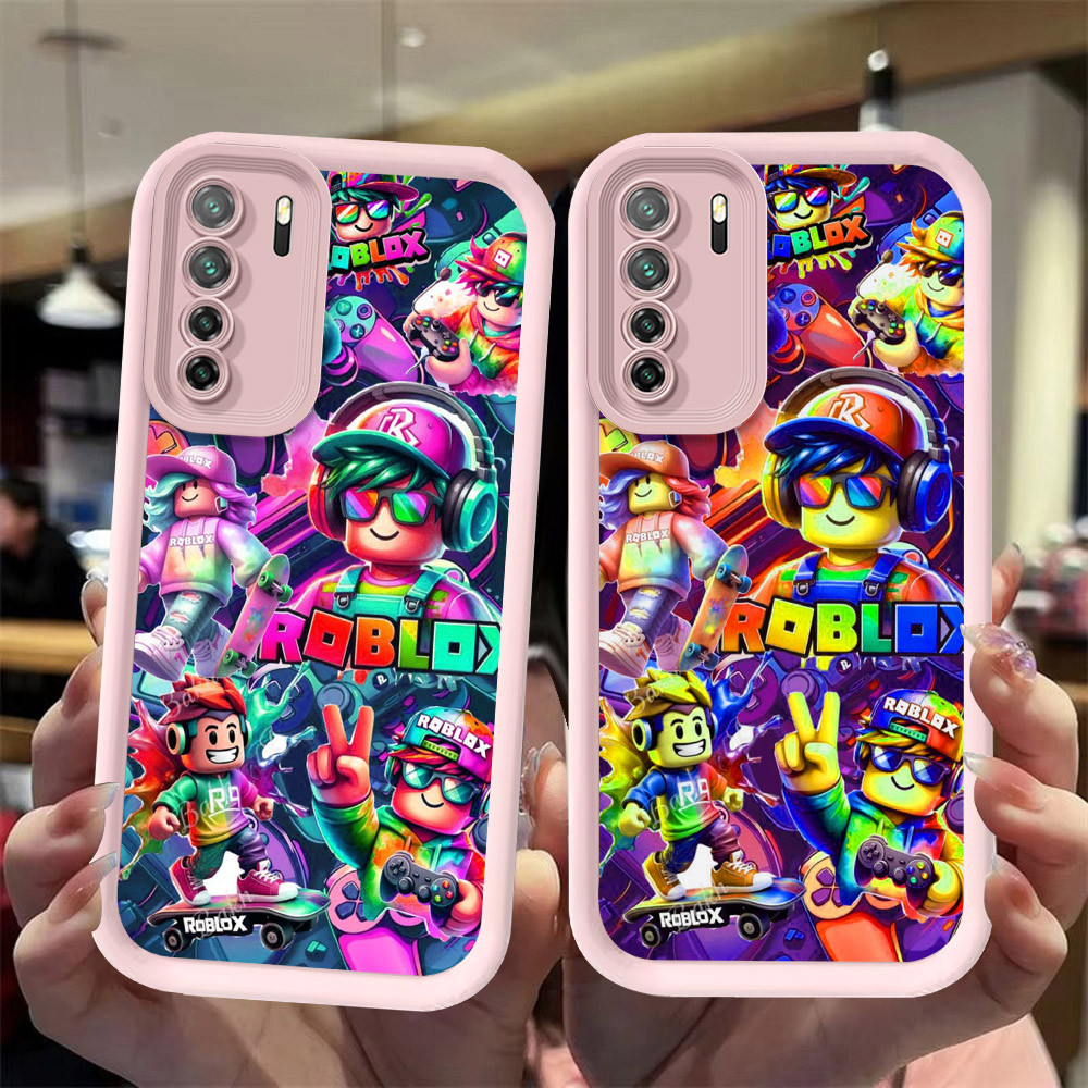 J-32 Roblox ดำขาวชมพูเคสโทรศัพท์หรับ Huawei Nova 5T P30 Pro Y9 2019