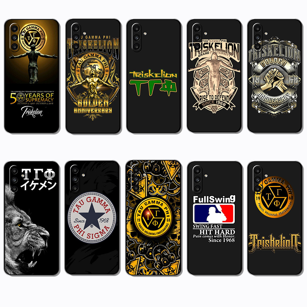 เคสโทรศัพท์สีดําแบบนุ่มสําหรับ Samsung S21 S23 S24 FE Plus Ultra tau gamma sigma Cover