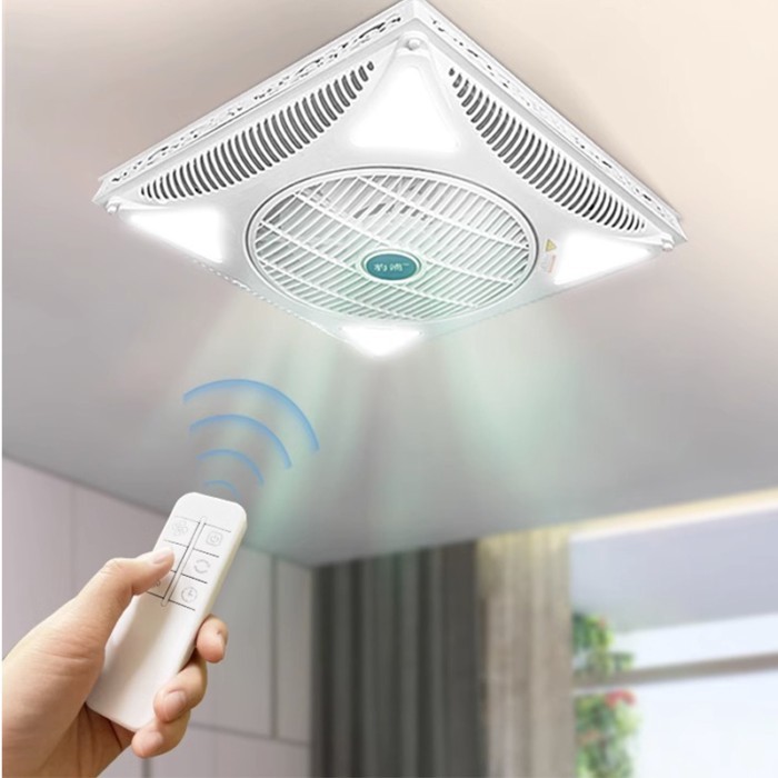 Ceiling circulation fan Roof embedded ceiling fan Gypsum board integrated ceiling fan remote contro