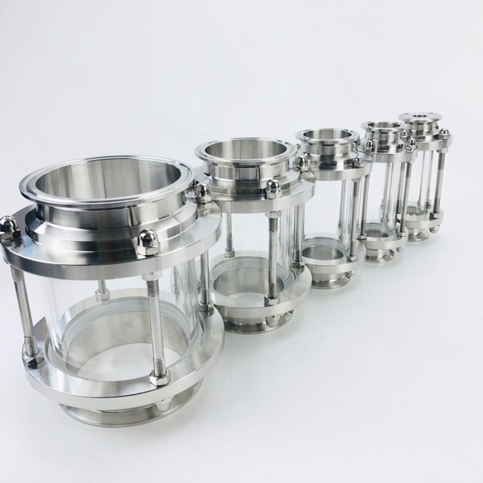 4"(102mm)OD119 High Quality Flow Sight Glass Diopter ,Height 170mm, Sight Tower Sight Glass Stainle