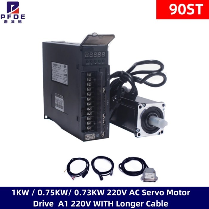 YMPC  90ST 1KW  0.75KW 0.73KW 220V AC Servo Motor 3.5N.m 4N.m 2.4 N.m Single-Phase Permanent Magnet