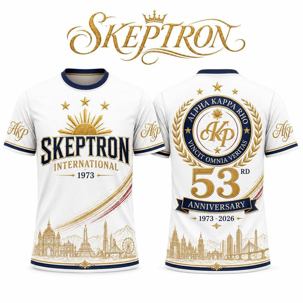 Alpha Kappa Rho 1973 Skeptron Fraternity AKP 53rd Anniversary Series Full Sublimation Design short2