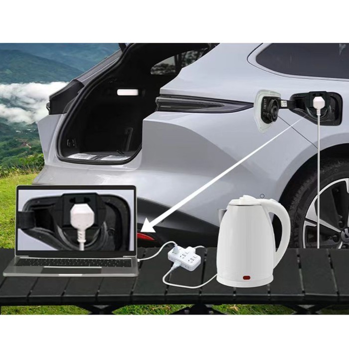V2L Discharger For Type2 Car Discharge EV Cable Adapter Support  BYD CHERY HAVAL JETOUR   Discharge