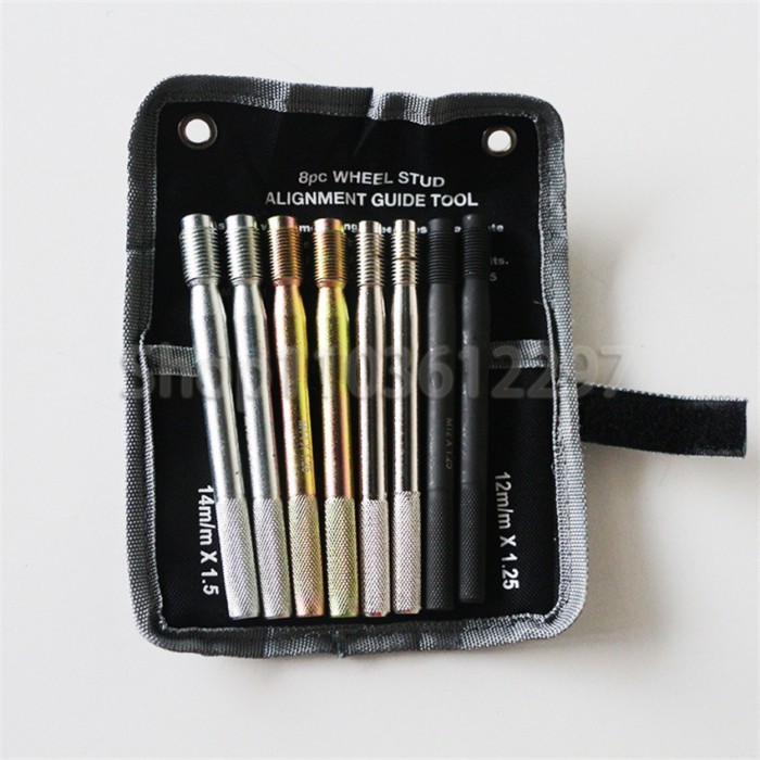 8Pcs Wheel Stud Alignment Pin Steel Alloy Fixing Positioning Tools For Most Autos
