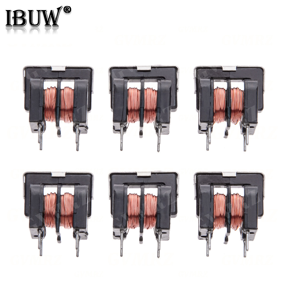 5PCS UU9.8 โหมดทั่วไป Choke Inductor 10mH 20mH 30mH 40mH 50mH สําหรับกรอง Pitch